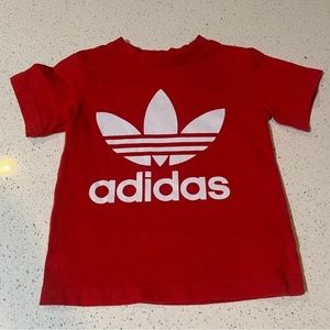 Red Adidas shirt